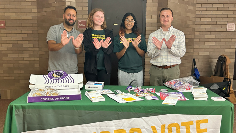 Wayne State builds on civic engagement reputation, Warriors aim to win 2024 Campus Voter Registration Challenge