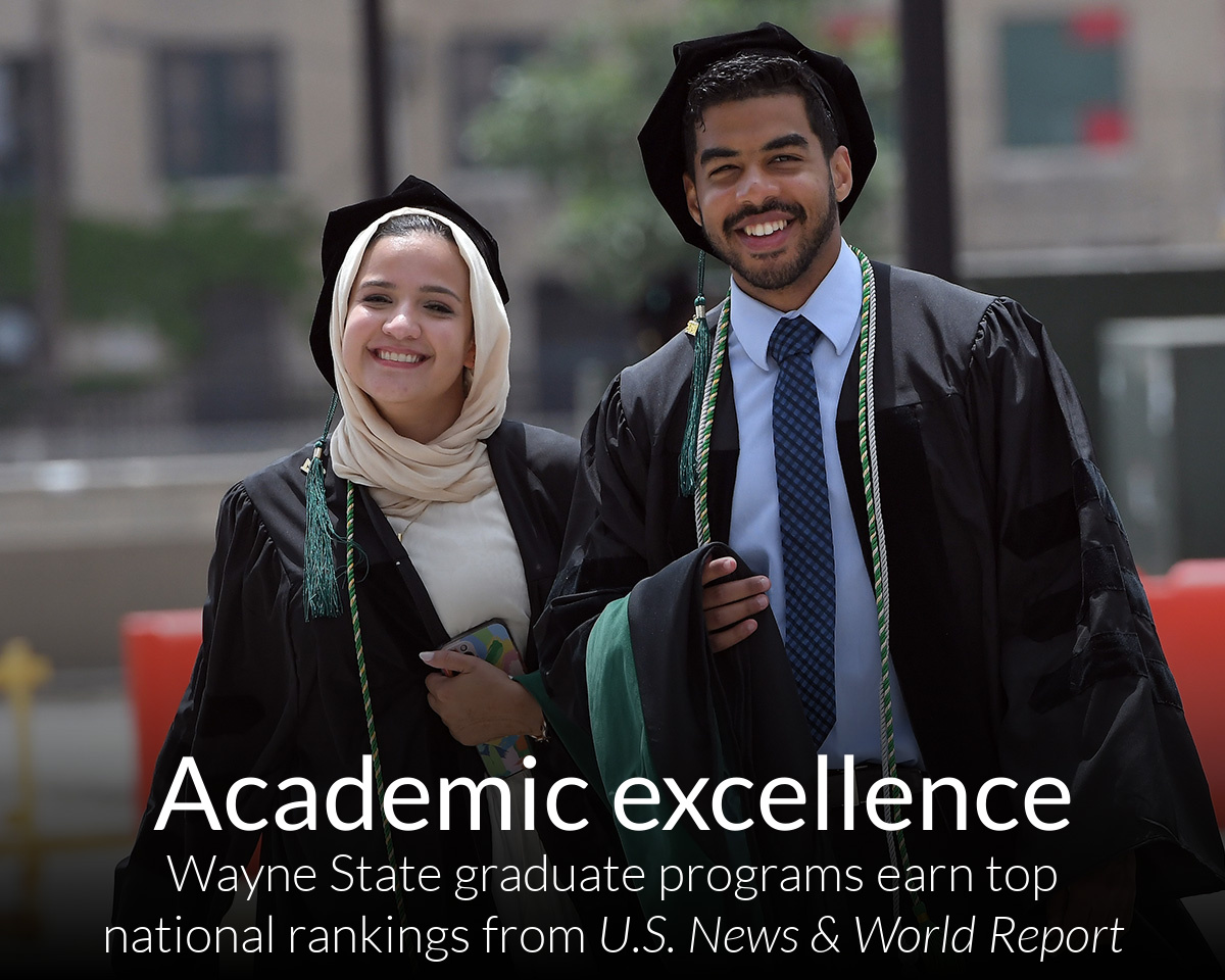 Wayne State graduate programs earn top national rankings