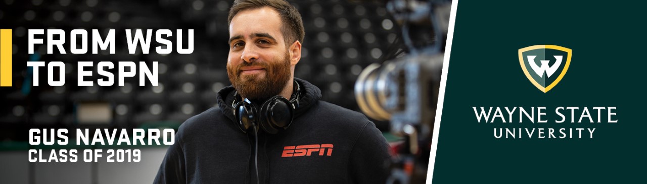 Recent MAS grad, Gus Navarro, living his dream at ESPN Films 