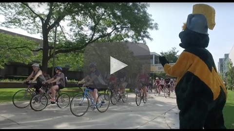 Wayne State University: Baroudeur cycling event